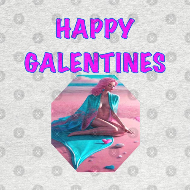 Galentines day beach girl by sailorsam1805